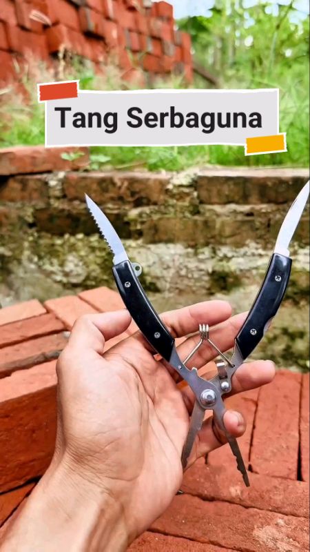 Tang serbaguna stainless #tangserbagunamultifungsi #tangpancing #tangserbaguna #GratisOngkirRP0 #ShopeeCOD #RacunShopee