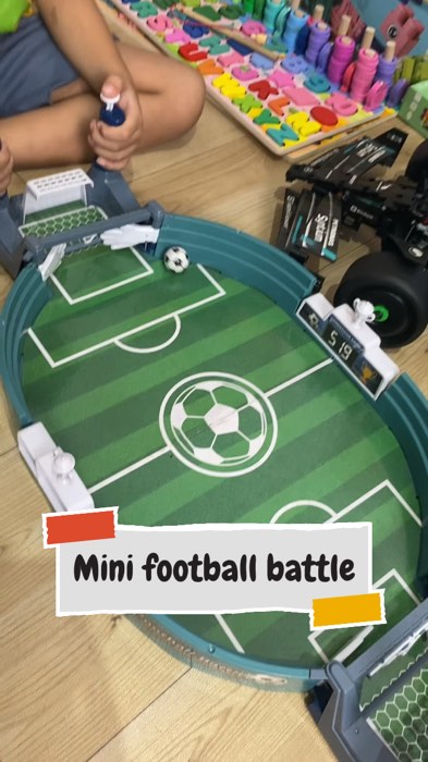 Buat main bareng bareng seru banget #minifootball #mainansepakbola #abahrumahtangga