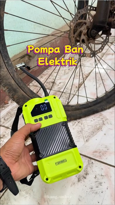 Pompa ban elektrik multifungsi yang bisa jumper aki mobil #powerbankjumpstarter #pompabanelektrik #pompabanmobil #pompabanmobilelektrik