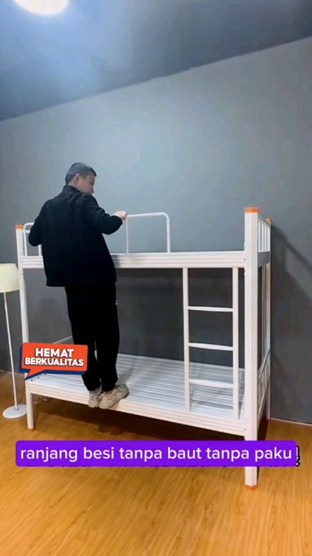 ☝️Ranjang Susun Besi 2 Tingkat#ViralDiShopeeVideo#RacunShopee#GratisOngkirRP0#ranjangsusunbesi2tingkat#dipanbesiminimalis#ranjangbesi#ranjangbesi