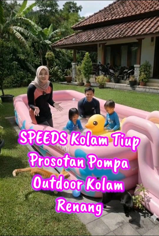 SPEEDS Kolam Tiup Prosotan Pompa Outdoor Kolam Renang#kolamrenang #kolamrenanganak #kolamrenanganakmurah #kolamrenangjumbo #kolamrenangviral
