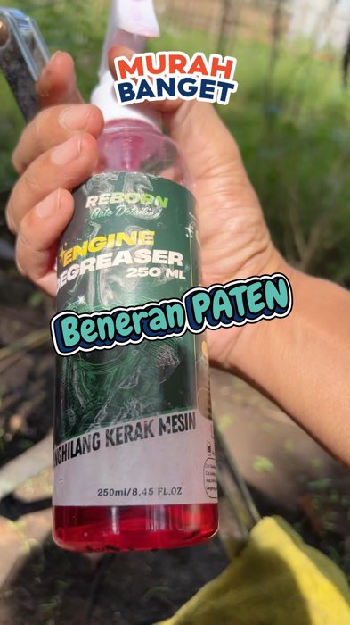 Pembersih kerak mesin ga pake lama langsung kinclong #pembersihkerakmesin #enginedegreaser #pembersihkerak #RacunShopee #murahbanget