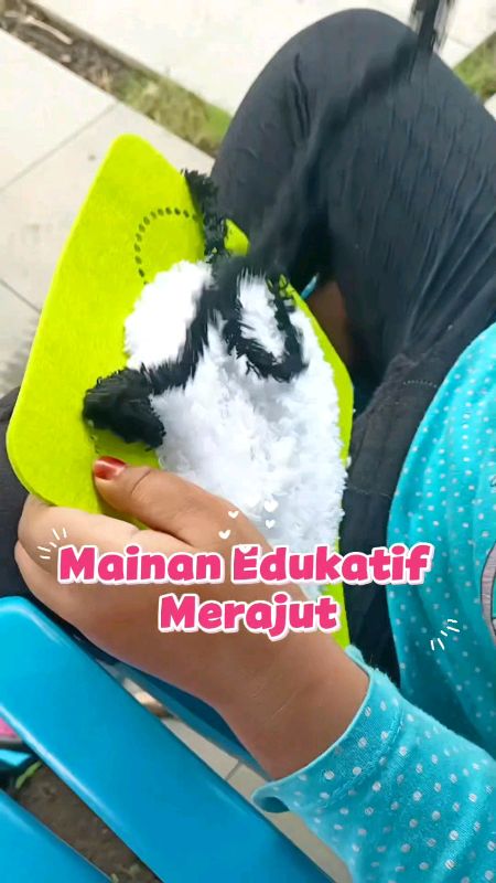 DIY merajut anak edukasi menjahit karakter #diymerajut #mainanmerajutbenang #anakmerajut #edukatifanak #menjahitanak  #mainanmerajut #mainanedukatif