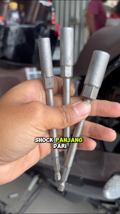 Mata socket hexagonal 150mm,bahan Chrome vanadium,kuat,awet,murah #ShopeeCOD #GratisOngkirRP0 #matashockpanjang #matashock #matashockhex #RacunShopee