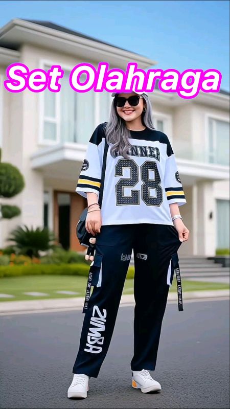 Setelan Kaos Winner 28 Unisex & Cargo Harajuku #setelankaoswinner28 #Setelankaoswinner28unisex #setelanolahragawanita #GratisOngkirRP0 #PromoNonStop