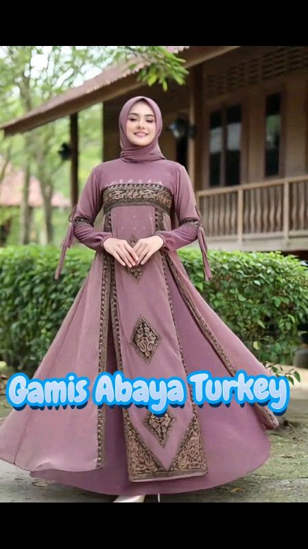 Gamis Abaya turkey premium #gamisabaya #gamislebaran #abayaturkey #gamiskekinian #gamiskondangan #ShopeeCOD #ShopeeLook #gratisongkir