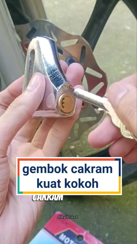 gembok cakram motor bahan kuat kokoh berkualitas anti maling motor #gembokcakram #gembokmotor #gembokcakramantimaling #RacunShopee #gratisongkir #1111