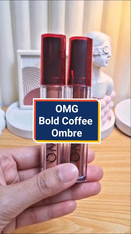Ombre Lip Matte✨️#omg #OMGombrelips #omglipcream #omglipmatte #ohmyglamcosmetics #omgmattelastlipcream #OmbreOMGlipcream #ShopeeBeautyHaul