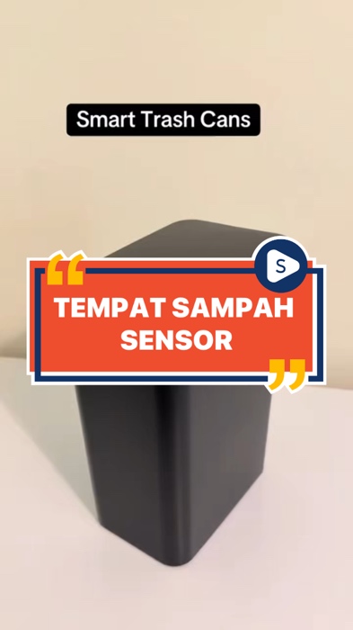 Tempat sampah sensor✅#ShopeeCOD #ShopeeReview #shopeevideo #SpillRacunShopee #tempatsampah #tempatsampahserbaguna #smarttrashcan #tempatsampahsensor