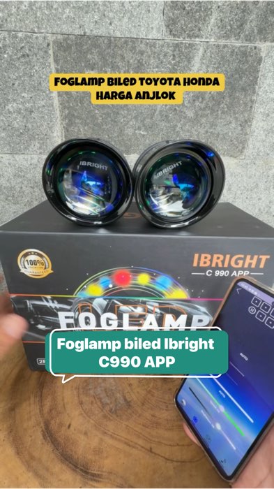 Foglamp biled Ibright C990 APP. #foglamp #foglampbiled #foglampmobil #RacunShopee #SpillRacunShopee