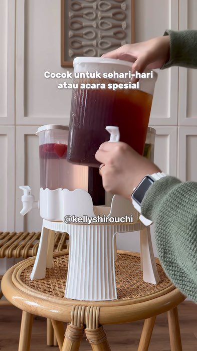 Dispenser minuman 4 in 1 cocok buat lebaran nanti! 😀👍