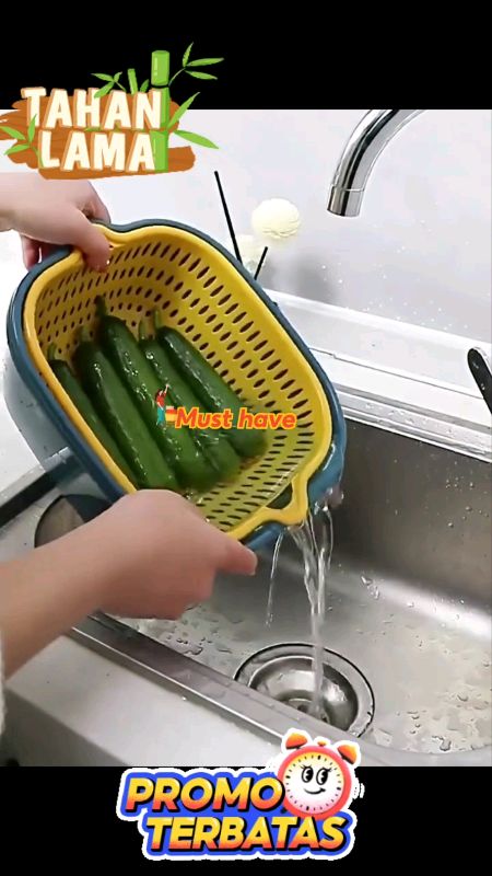 GROVE MAISON Saringan Sayur Buah Baskom Plastik #viralfypシf #baakompencucisayuran #BaakomPlastik #RacunShopee♥ #ViralFypDiShopeeVidio♥️😍