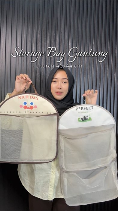 PROMO Tas Penyimpanan Gantung. Travel friendly juga, Silakan CO di keranjang #storagebaggantung #storagebagpakaian #taspenyimpanan #RacunShopee