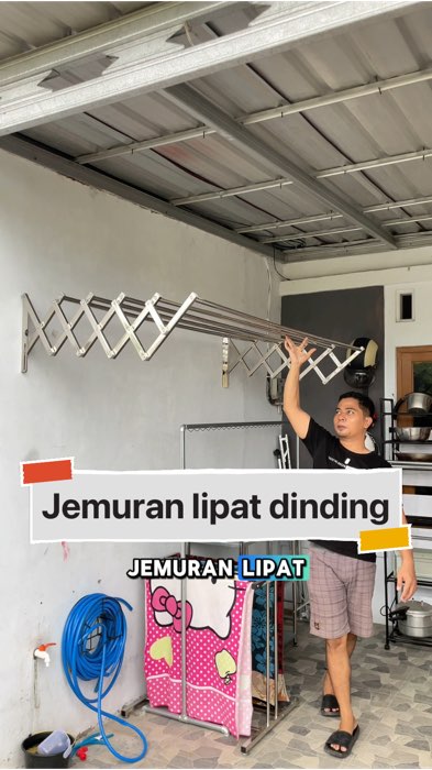 Jemuran lipat dinding stainless jemuran lipat portable #jemurandindinglipat #ViralDiShopeeVideo #GratisOngkirRP0 #ShopeeCOD #PromoNonStop #RacunShopee