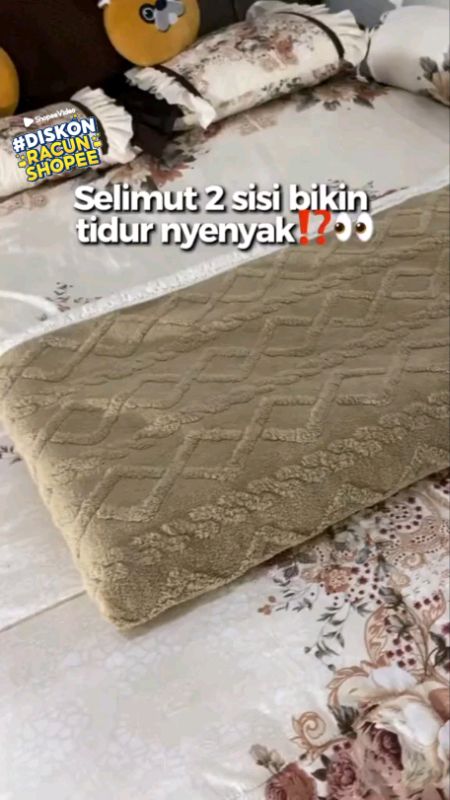 Selimut Bulu Domba#selimutbulu#selimutbuluhalus#selimutbululembut#RacunShopee#SpillBawaBerkah#GratisOngkirRP0#DiskonRacunShopee#ShopeeCOD
