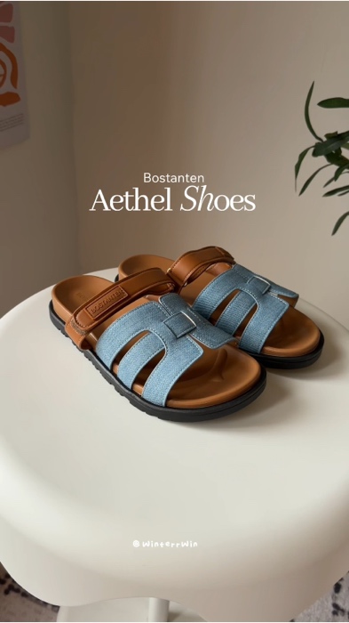 Cakep banget Aethel Shoes dari Bostanten✨ dipakenya juga nyaman, sampe aku jadiin sandal daily 🫶🏻 #sandalwanita #sandaldaily #aethelshoes #bostanten