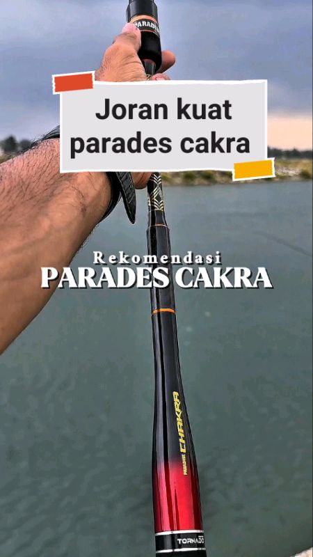 Joran parades Cakra + PE #joranparades #alatpancing #joranpancingkuat #fishing #anglerindonesia #jigging #casting #RacunShopee