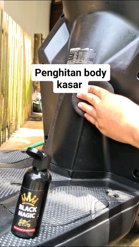 penghitam body kasar #blackmagic #penghitambodymotor #penghitambodykasar