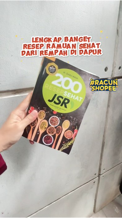 #buku200resepjsr #RacunShopee #PromoNonStop #DiskonRacunShopee #ViralDiShopeeVideo