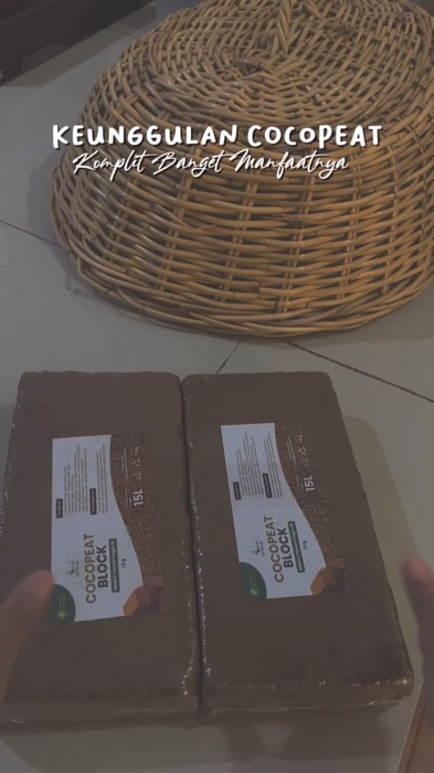 pernah pake cocopeat gak buat tanaman kamu? #cocopeatblock #RacunShopee #produkviral #benihseribuan #mediatanam #cocopeat
