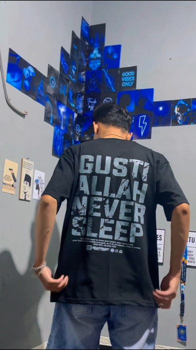 Gusti Allah never sleep #kaosmurah #kaos #kaosdistro