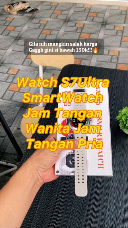 Watch S7Ultra SmartWatch Jam Tangan Wanita Jam Tangan Pria#SpillBawaBerkah #SpillRacunShopee #GakNyeselBeliIni