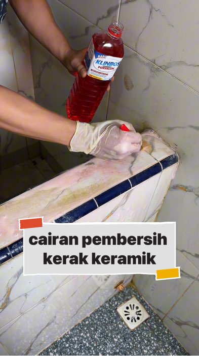 klinbos pembersih kerak keramik kamar mandi #klinbos #pembersihkerakmembandel #pembersihkamarmandi #RacunShopee #ViralDiShopeeVideo #GratisOngkirRP0