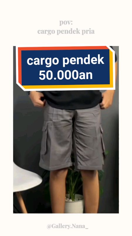 cargo pendek pria cuma 50.000an #racunshopee #Diskon50Persen #Diskon40RB #terlarisdishopee #RacunShopeeUnik #RacunShopeeCheck #GratisOngkirRP0