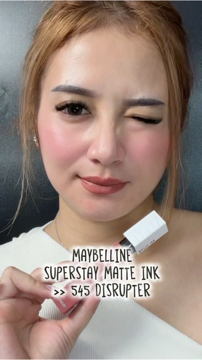 545 disrupter #wearemaybelline #maybellinesuperstaymatteink #cumamatteinkyangbisa #superstaymatteink #DiskonRacunShopee