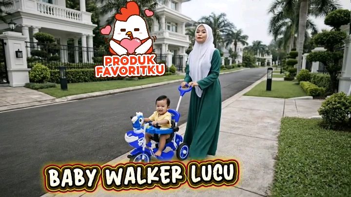 baby Walker lucu ada lampu warna warni #RacunShopee #DiskonRacunShopee #GakNyeselBeliIni #ViraldiShopeeVideo #Viral