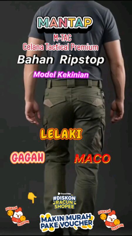 Celana Tactical Premium Cargo M-TAC