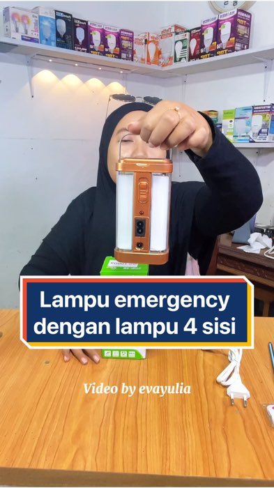 Lampu emergency 4 sisi #GakNyeselBeeliIni #Diskon50Persen #Cashback50Persen #lampuemergencymurah #lampuemergencyviral #lampuemergencytenagasurya