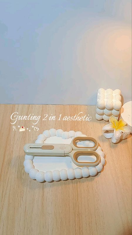 #guntingaesthetic #gunting2in1 #guntingmultifungsi #RacunShopeeAksesoris #ViralDiShopeeVideo #SpillRacunShopee #GratisOngkirRP0 #SpillBawaBerkah #fypツ