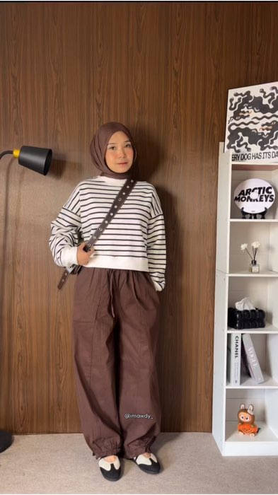 Nemu barrel pants super unik dan gemash mana cuma 140rban #ootd #ootdhijab #barrelpants #barrelpantsoutfit