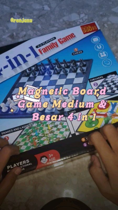 Mainan Edukatif ✨#boardgameanak  #mainanedukatif #magneticboardgames #mainananak #boardgame #game4in1#SpillRacunShopee #ShopeeReview #shopeevideo