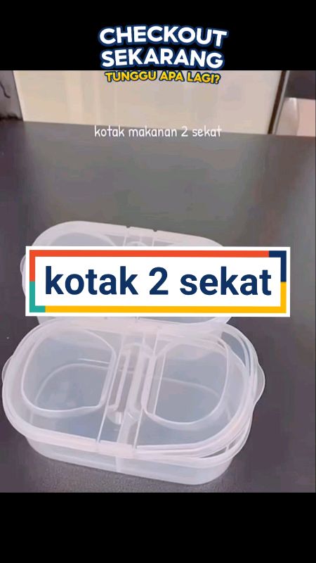 kotak 2 sekat. #GratisOngkirRP0 #SpillBawaBerkah #SpillRacunShopee #RacunShopee #kotak2sekat #kotakbuah #kotakbumbu