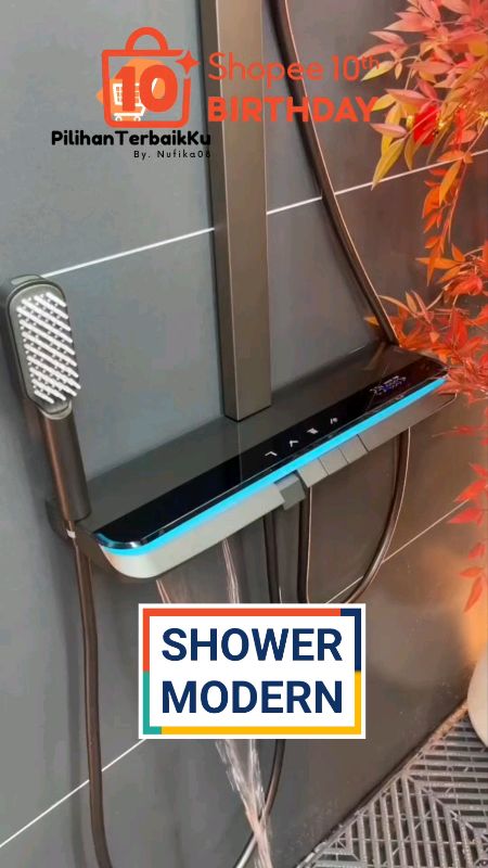 Shower Kamar Mandi Moder dengan Berbagai Mode  #shower #dapur #rumahtangga #RacunShopee #fyp