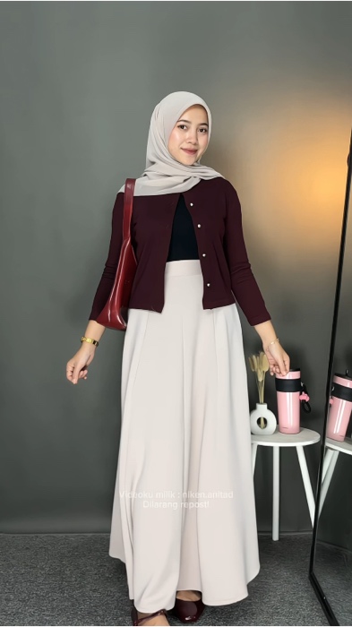 Outfit rok simple #RacunShopee #ShopeeLook #OOTDFashionShopee #ShopeeFashionHaul #1212shopeehaul