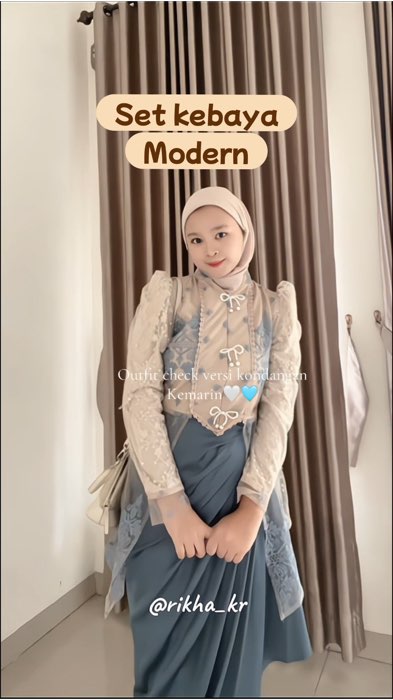 #kebayamodern #kebayawisuda #kebayakondangan #setkebaya #ootdkondangan #RacunShopee #RacunShopeeCheck