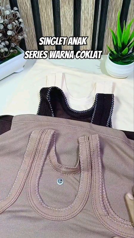 gak akan kelihatan kotor lagi kalo beli singlet coklat ini #singletanak #singletbayi #kaosdalamanak #singletcoklat #kaosdalamanakmurah #singletpolos
