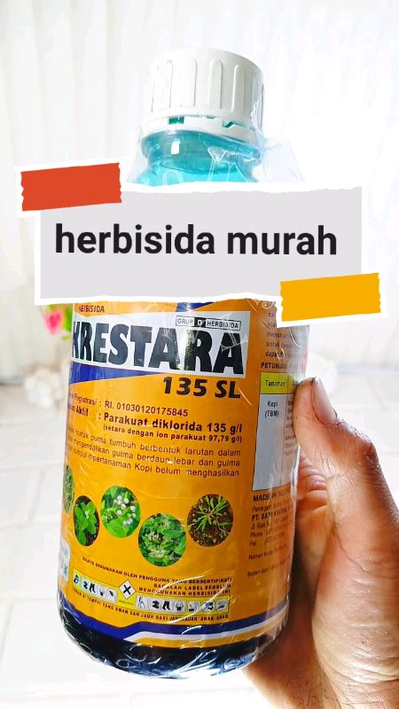 herbisida kontak murah#GaraGaraRacunShopee#PromoNonStop#TermurahDiShopee#herbisida#herbisidarumput#herbisidakontak#parakuatdiklorida#krestara#metsul
