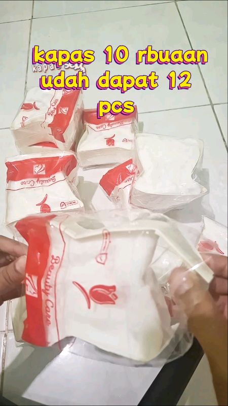kapas murah banget. sedekah sellernya 10rban dpt 12 pcs lo #kapaspondsmurah #kapaswajah #rekomendasikapas