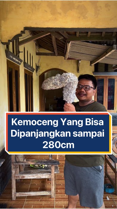 Kemoceng fleksibel bisa dipanjangkan sampai 2.8M #ShopeeCOD #ViralDiShopee #GratisOngkirRP0 #PromoNonStop #ViralDiShopeeVideo #kemoceng