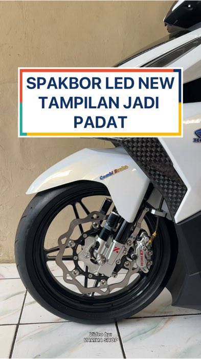 Spakbor vario led new tampilan jadi padet 🤩🔥 #spakbordepanvario #spakbordepanvario #spakbordepanvarionew #spakbordepanvario125150 #spakbordepanvario