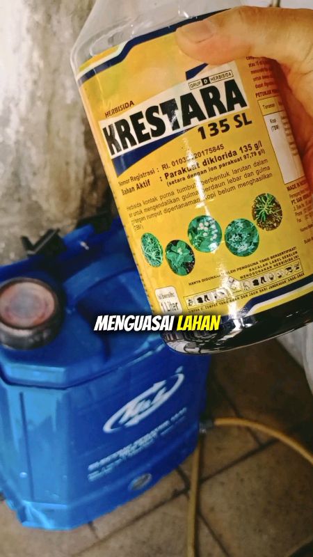 Krestara Merontokkan Rumput dan Gulma #krestararacunrumput #krestara135sl1liter #krestaraherbisida #RacunShopee #PromoNonStop #GratisOngkirRP0
