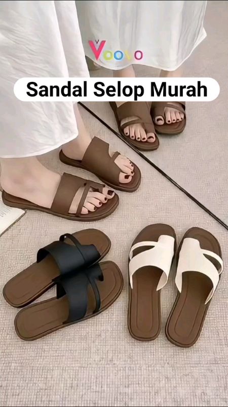 VOOVA #sandalselop Jempol Wanita/ #Sandaltaliwanita/ #sandalteplekwanita  Sandal Jepit Kulit Sintesis/ #sandalwanita  #sandalmurah #sandaltali