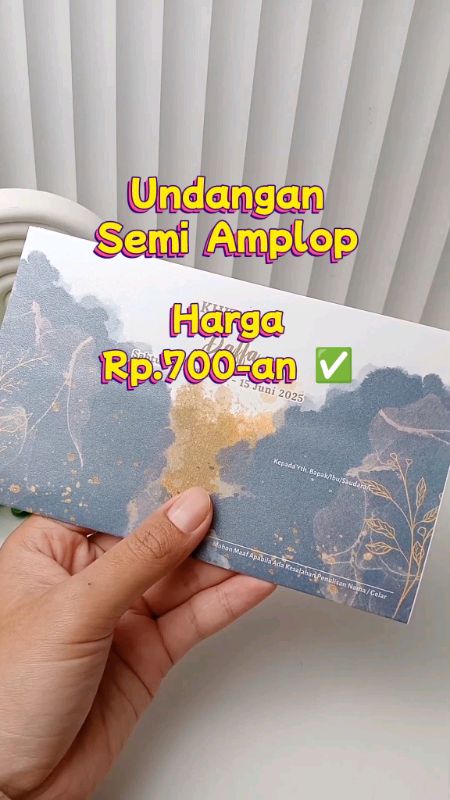 undangan pernikahan semi amplop undangan khitan semi amplop undangan khitanan #SpillBawaBerkah #undanganpernikahan #undanganmurah #undangankekinian