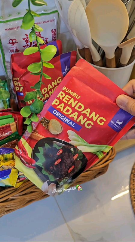 Bikin rendang gk pake ribet karna ada bumbu rendang padang dari maharajo😍 #rendang #bumburendang #bumburendanginstan