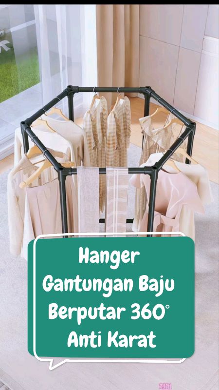 Gantungan Baju Berputar 360° Anti Karat#PromoNonStop#BadaiTapiBudget#RacunShopee#ShopeeCOD#ShopeeLook#GratisOngkirRP0#SpillRacunShopee#SpillBawaBerkah