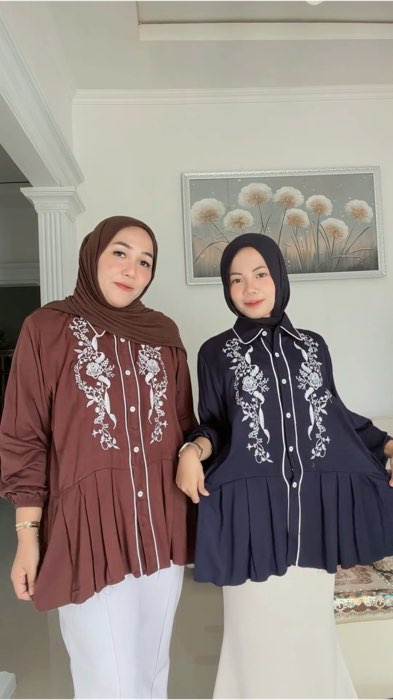 #blousebordir #atasanwanita #GratisOngkirRP0 #RacunShopee #SpillBawaBerkah